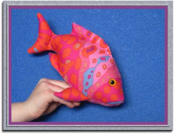 Finger Pocket Fish 2 “That Little Fishy” Sewing Pattern PDF